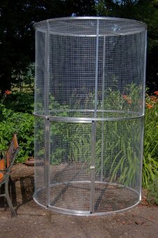 Kruhová voliéra pre andulky, agapornisy. - 2