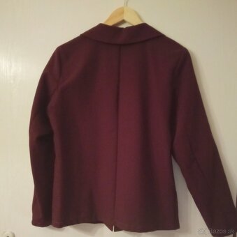 Sako bordové dámske - 2