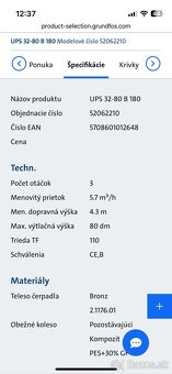 Obehové čerpadlo Grundfos - 2