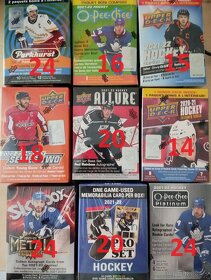 Boxy a balíčky hokejových kariet NHL - 2