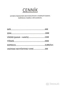 Prenájom kúpacej kade - 2