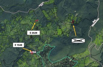 Čavoj – 933 m2 LESY a ORNÁ PÔDA – PREDAJ - 2