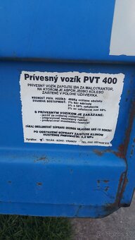 Prívesný vozík PVT400 tera vari agzat malotraktor - 2