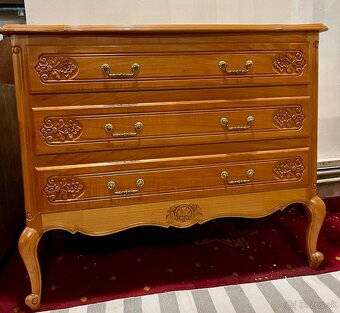 Vintage komoda, masiv, v 86 cm, s 103 cm, h 50 cm - 2