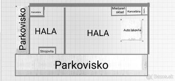 Hala-lakovňa so striekacím boxom, dielňa, sklad, kancelárie - 2