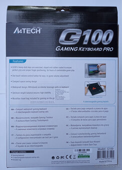 Predam hernu klavesnicu A4tech G100 + Hernu podlozku ASUS - 2