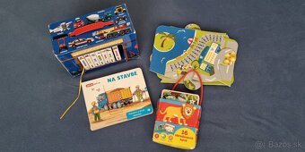 Knižka, knižnica, koberček - puzzle, obkresľovacie kartičky - 2