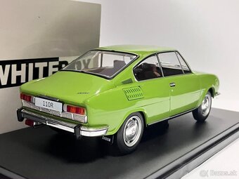 ŠKODA 110R ZELENÁ 1/24 WHITEBOX - 2