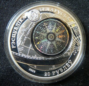 Bieloruské strieborné zberateľské mince. - 2