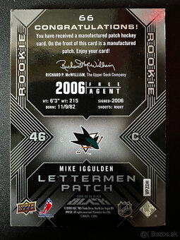 Predám patch, signature hokejové karty - 2