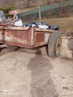 Predám vlečku k malotraktoru tera - 2