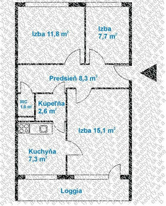 3-izbový byt, Kysucká Košice - 2