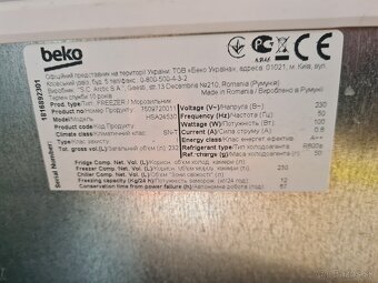 truhlicová mraznička BEKO - 2