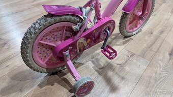Dievčenský detský bicykel s pomocnými kolieskami - 2