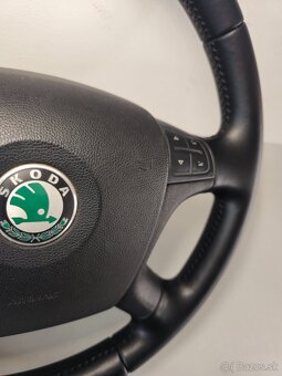 Multifunkčný kožený volant škoda octavia 2, roomster - 2