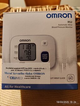 Tlakomer OMRON RS 2 - 2