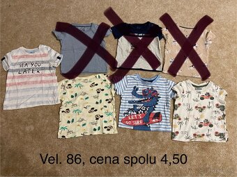 Velky balik oblecenia vel. 86 letne aj jesenne veci - 2