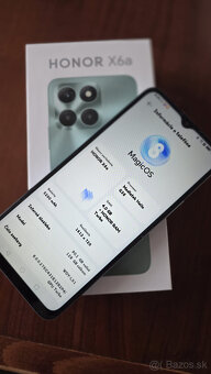 Honor X6a Cyan Lake – 128 GB, výborný stav, záruka - 2