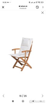 Zahradne stolicky akaciove drevo-nove-8ks - 2