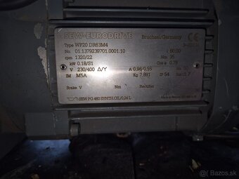 Elektromotor s prevodovkou 25 ota/min. - 2
