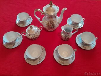 Čajový a kávový servis Tri grácie KAHLA GDR. - 2