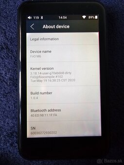 FiiO M6 Hi-Res audio prehrávač - 2