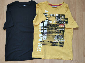 2x tričká s krátkym rukávom - veľkosť 140 - 2