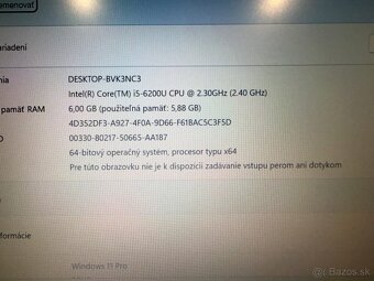 Notebook HP EliteBook 840 G3 i5-6200U / 6GB RAM / SSD + HDD - 2