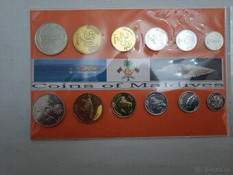 Maldivy - sada 12 mincí UNC - 2