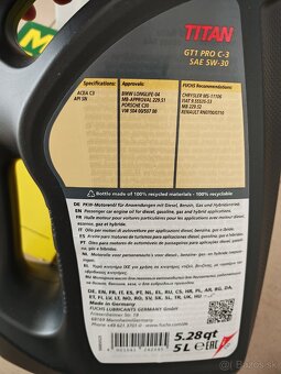 Olej 5w30, filter mann - 2