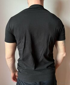 Pánske čierne tričko Replay veľkosť L - 2