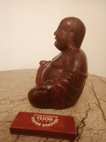 Budha buddha z exotického dreva - NOVÉ - 2