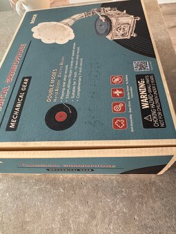 Drevené mechanické 3D puzzle - Elektrický gramofón ROKR LKB0 - 2