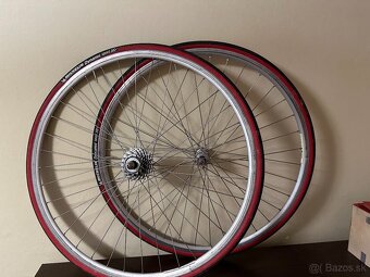 Shimano 600 TRICOLOUR / Bayer set kolies 28 - 2