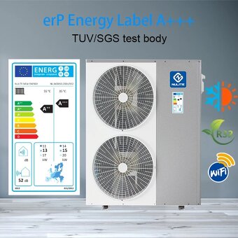 Tepelné čerpadlo (monoblok) - vzduch-voda: 15,5kW - 2
