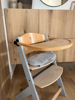 Jedálenská stolička Kinderkraft wooden - 2
