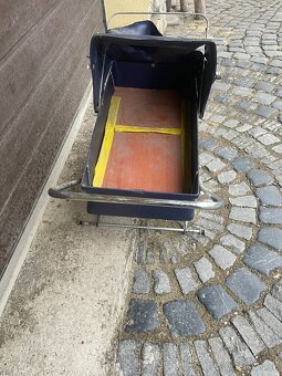 Detský retro kočík pre bábiky - 2