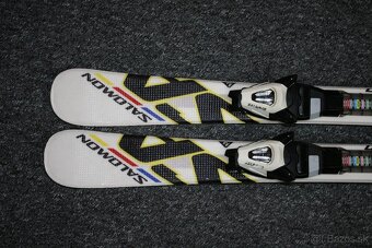 detské lyže salomon 90 cm , lyžiarky - 2