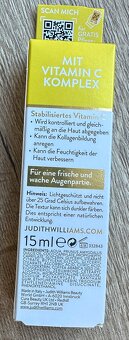 "NOVY"OČNÝ krém 15ml Judith Williams Cosmetics s Vit.C - 2