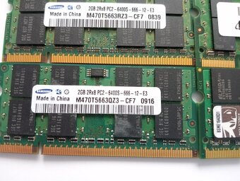 predám pamäte (ram) pre notebooky , 2gb DDR2 - 2