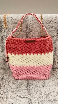 Ručne háčkovaná kabelka - 2
