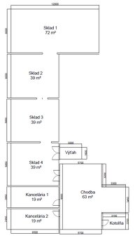 Skladové priestory 70 - 190 m2 - 2
