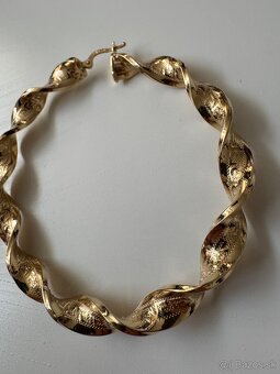 Zlaté kruhové náušnice - 2