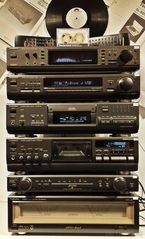 Zostava TECHNICS equalizer,tuner,CD,tape deck,predz,zos= X04 - 2