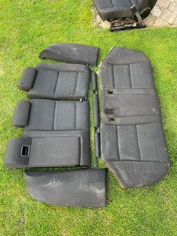 BMW e60 vyhrievané sklapacie Sedacky - 2