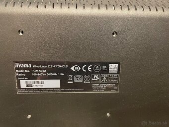 Monitor iiyama ProLite E2473HDS – 24” Full HD - 2