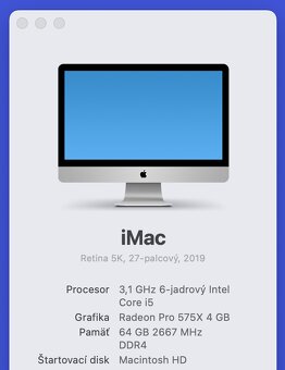 iMac Retina 5K 27 r. 2019 - 2