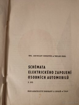 Schemata  elektrického zapojeni osobnich automobilu - 2