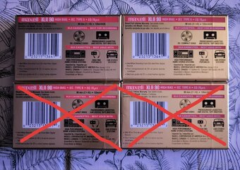 MC kazety Maxell xl2 90 - 2
