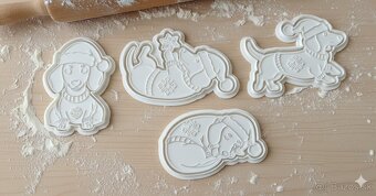 Vianočné vykrajovačky Jazvečík - 2